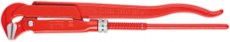 Pipe Wrench 90° red powder-coated 310 mm