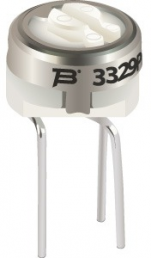Cermet trimmer potentiometer, 2 kΩ, 0.5 W, THT, on top, 3329H-1-202LF