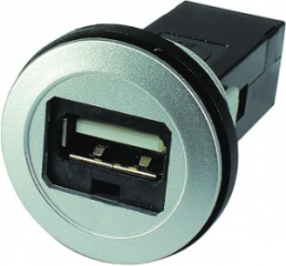 Feed through, USB socket type A 2.0 to USB socket type A 2.0, 09454521901