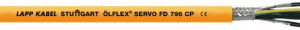 PUR servo line ÖLFLEX SERVO FD 796 CP 4 G 0.75 mm², AWG 19, shielded, orange