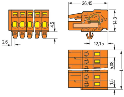 231-308/008-000 WAGO PCB Connection Systems Image 2