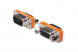 Null-modem adapter, 9-pole D-SUB male to 9-pole D-SUB female, AK-610513-000-I