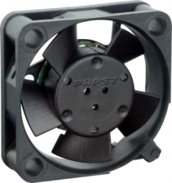 DC axial fan, 12 V, 25 x 25 x 8 mm, 4.6 m³/h, 23 dB, slide bearing, ebm-papst, 255/2 H