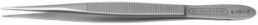 Mechanic tweezers, uninsulated, antimagnetic, stainless steel, 120 mm, 5-121-7