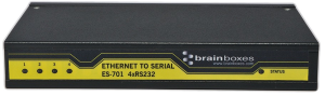 Device server ethernet to serial, 100 Mbit/s, RS232, (W x H x D) 215 x 132 x 34 mm, ES-701