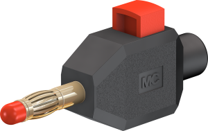 4 mm plug, clamp connection, 2.5 mm², black, 22.3006-21