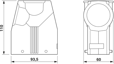 1082551 Phoenix Contact Housings for HDC Connectors Image 2