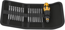 ESD screwdriver kit, PH1, PH2, PH3, PZ1, PZ2, PZ3, 5.5 mm, T10, T15, T20, T25, T30, 3 mm, 4 mm, 5 mm, 6 mm, 1/4 inch, Phillips/Pozidriv/slotted/hexagon/TORX, 05051043001
