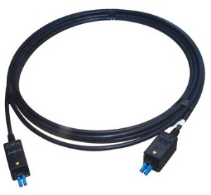 FO patch cable, LC duplex to LC duplex, 10 m, singlemode 9/125 µm