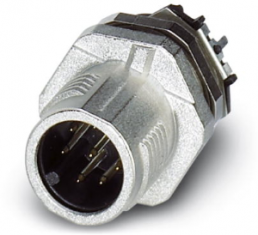 Plug, M12, 8 pole, solder connection, SPEEDCON locking, straight, 1557578