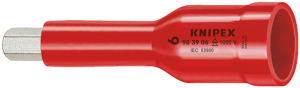 VDE 1/2 inch socket wrench, internal hexagon, L 75 mm, 98 49 05