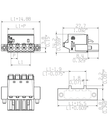 1013070000 Weidmüller PCB Connection Systems Image 3