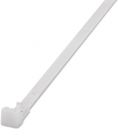 Cable tie, releasable, polyamide, (L x W) 350 x 7.5 mm, bundle-Ø 6 to 100 mm, transparent, -40 to 80 °C
