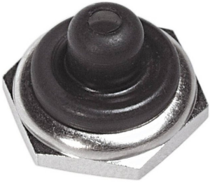 Sealing cap, (W x H) 17 x 11.6 mm, black, for toggle switch, N36111015
