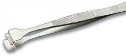 ESD wafer tweezers, uninsulated, antimagnetic, stainless steel, 125 mm, 91SAPYR