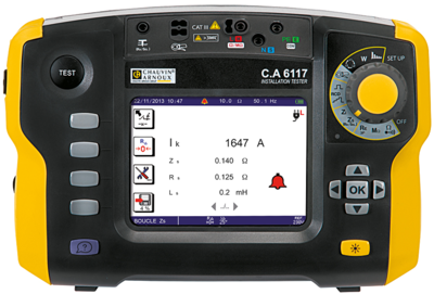 C.A 6117 + DATAVIEW Chauvin Arnoux VDE testers, Installation testers, Insulation testers Image 2