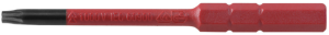 VDE screwdriver bit, T15, TORX, L 75 mm, 2506010000