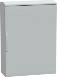 Control cabinet, (H x W x D) 1000 x 750 x 320 mm, IP44, polyester, light gray, NSYPLAT1073G