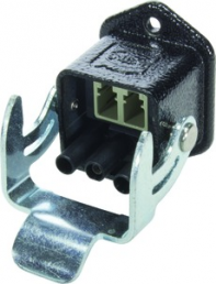 LC-plug, GOF, singlemode, die-cast aluminum, black, 09575680501000