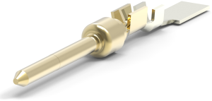 Pin contact, 0.08-0.2 mm², AWG 28-24, crimp connection, gold-plated, 66507-9
