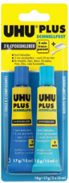 2 components adhesive 35 g Tube, UHU PLUS SCHNELLFEST 35G