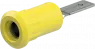 4 mm socket, plug-in connection, mounting Ø 8.2 mm, yellow, 64.3013-24