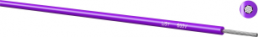 PTFE-switching strand, Li5Y_600V, 0.21 mm², AWG 24, purple, outer Ø 1.02 mm