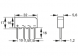 Silicon bridge rectifier, SIL, 1 kV, 2.2 A
