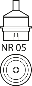 Round nozzle, Round, NR05
