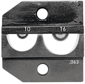 Crimping die for Non-insulated cable lugs/Non-insulated connectors, 10-16 mm², AWG 8-6, 624 063 3 0