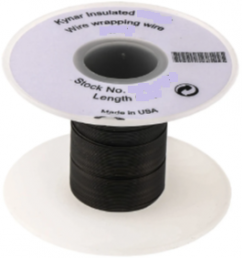 PVDF-wire wrap switching wire, KYNAR WIRE, AWG 30, brown, outer Ø 0.5 mm