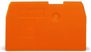 End/Intermediate plate for terminal block, 870-934