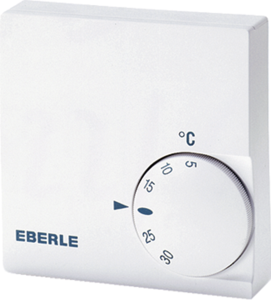 Room temperature controller, 230 VAC, 5 to 30 °C, white, 111110251100
