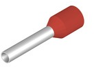 Insulated Wire end ferrule, 1.5 mm², 16 mm/10 mm long, red, 1476050000