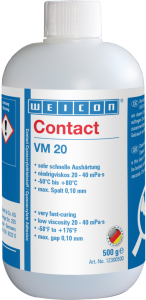 Cyanoacrylate adhesive 500 g bottle, WEICON CONTACT VM 20 500 G