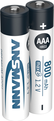 5030982 Ansmann Round Cell Batteries, 9V Block Batteries Image 2