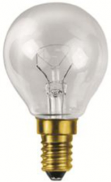 Incandescent bulb, E14, 40 W, 115 V (AC), clear