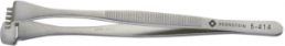 Wafer tweezers, uninsulated, antimagnetic, stainless steel, 130 mm, 5-414