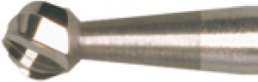 Ball-head milling bit, Ø 2.3 mm, shaft Ø 2.35 mm, ball, hard metal, HM1 104 023