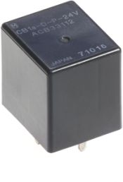 Automotive relays 1 Form A (N/O), 12 V (DC), 103 Ω, 14 V (DC), plug-in connection, CB1AT12J