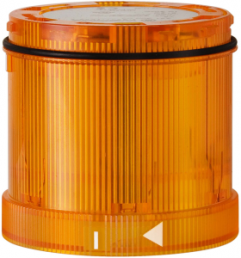 Led flashlight element, Ø 70 mm, yellow, 24 VDC, IP65