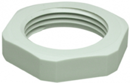 Counter nut, PG7, 19 mm, gray, 52080100