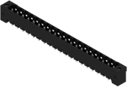 Pin header, 20 pole, pitch 5.08 mm, straight, black, 1820810000