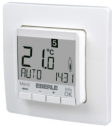 Flush-mounted clock thermostat FIT 3RW / WEIß