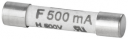 Microfuses 6.3 x 32 mm, 12.5 A, F, 500 V (AC), 1.5 kA breaking capacity, 1460650000
