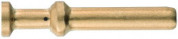 Pin contact, 1.5 mm², AWG 16, crimp connection, gold-plated, 09322006114