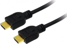 HDMI cable with two 19-pole HDMI connectors, CH0035, 1.0 m