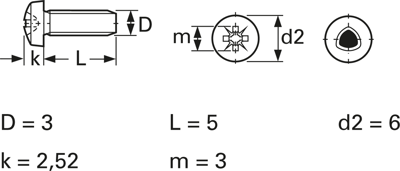 7500C03005ZN Screws, Threaded Rods Image 3