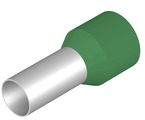 Insulated Wire end ferrule, 16 mm², 22 mm/12 mm long, green, 0565900000