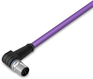 TPU data cable, CANopen/DeviceNet, 5-wire, AWG 24-22, purple, 756-1404/060-100